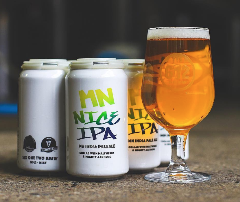 MightyAxeHops's tweet photo. Available now! @612Brew MN Nice IPA in 6-pack cans.
100% MN IPA brewed with a bounty of #MNhops plus @maltwerks malt. 

Limited run, get it fresh. https://t.co/k0XQn4JgVG