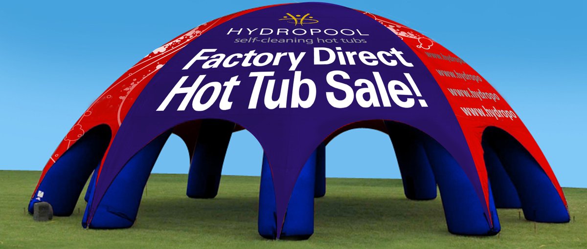 May 10-12—Factory Direct Savings <a href="/HydropoolGuelph/">Hydropool Hot Tubs</a> on new #HotTubs, demo/floor models, scratch-n-dent, #SwimSpas &amp; much more. Financing options available! bit.ly/2Ian11C
