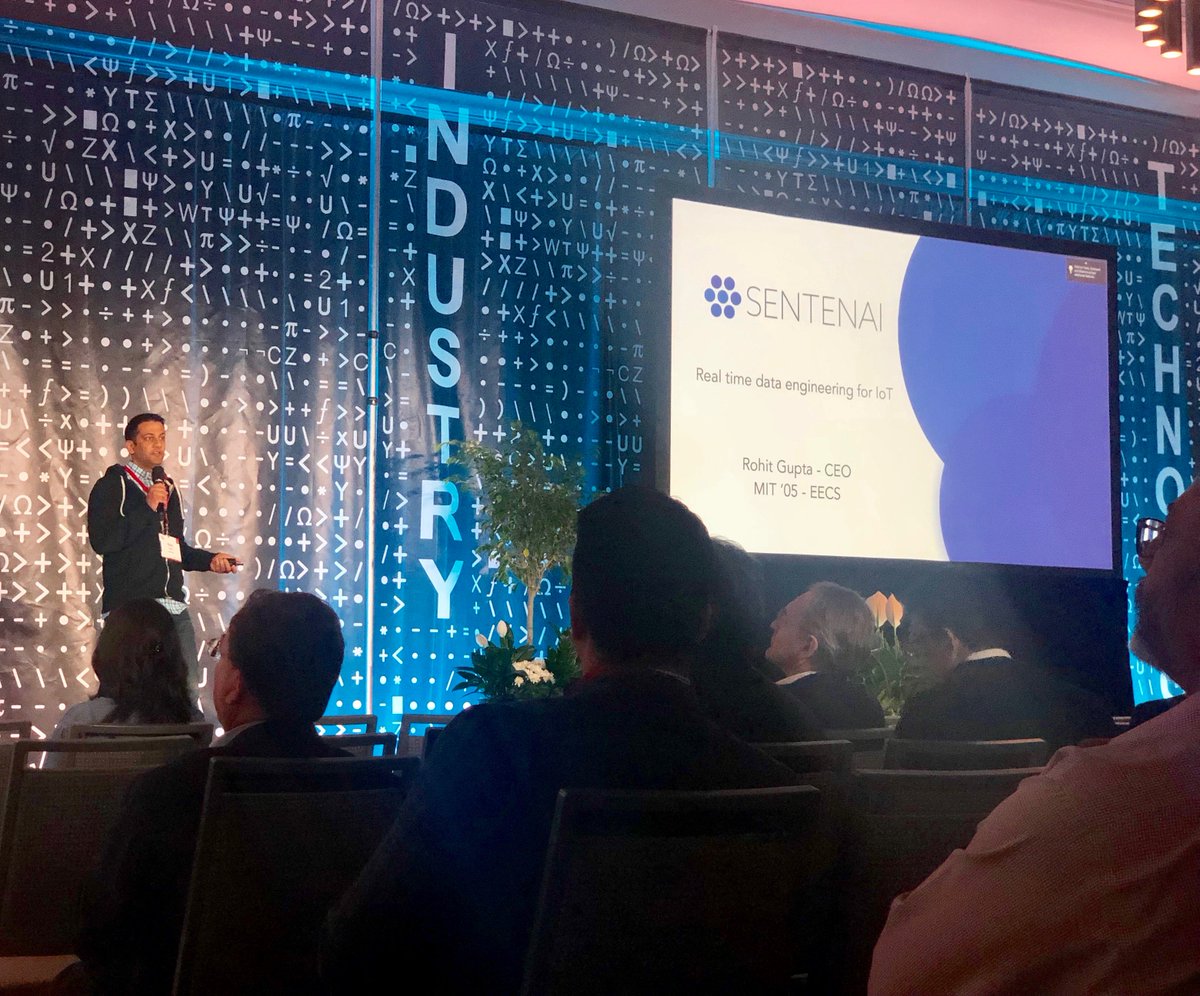 Our CEO​ @rohit​​​ spoke about Sentenai's realtime data engineering product​ ​at​ the @MIT Information and Communication Technologies Conference. To learn more please visit​ ​sentenai.com