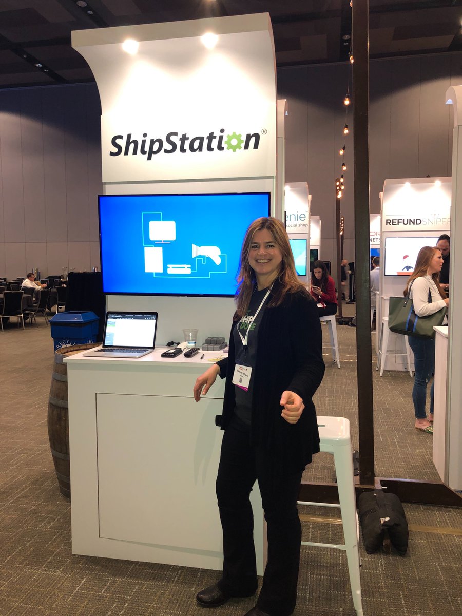 ShipStation's tweet photo. We're here at #ConnectUS19! Swing by booth #1 to say hi to the ShipStation team ๐๐ผ @channeladvisor https://t.co/WxZTwyREmn