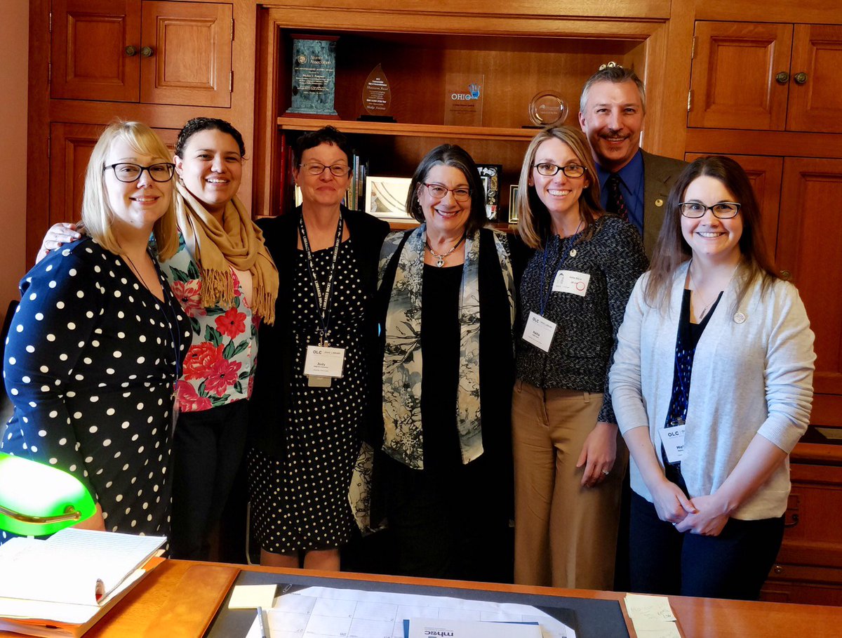 Cleveland_PL's tweet photo. Just finished meeting with Ohio Senator @nickieantonio with our friends at @CuyahogaLib! Thank you, Senator Antonio, for your continued support! #RestoreThePLF #OHLibrariesTransform https://t.co/jrH3HqVCbf