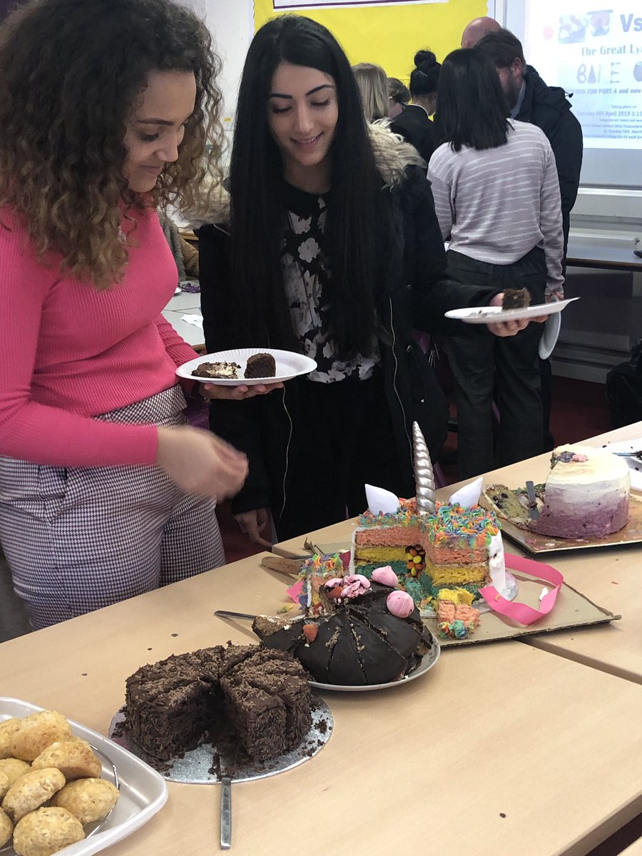 MrsLMHood's tweet photo. Another great event from our @LyngHallSchool Student College 💜 Tonight’s Staff Bake Off, was tense, tasty and terrific! Thanks to staff cake contributions &amp; donations for @MytonHospices 🧁 🎂 https://t.co/1D7oDxsGkf