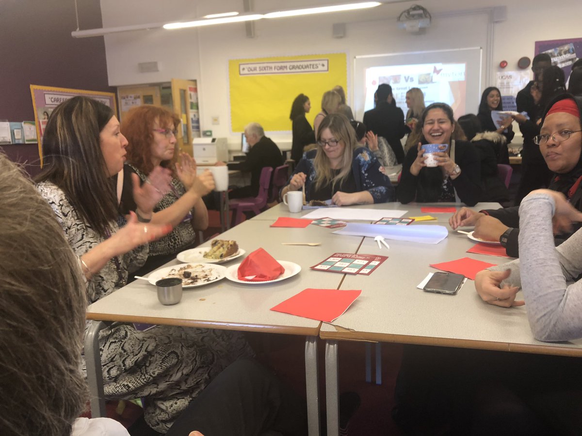 MrsLMHood's tweet photo. Another great event from our @LyngHallSchool Student College 💜 Tonight’s Staff Bake Off, was tense, tasty and terrific! Thanks to staff cake contributions &amp; donations for @MytonHospices 🧁 🎂 https://t.co/1D7oDxsGkf