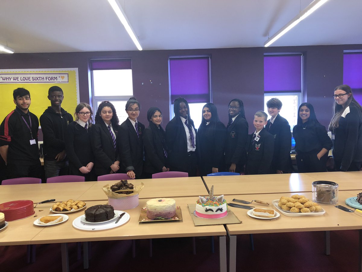 MrsLMHood's tweet photo. Another great event from our @LyngHallSchool Student College 💜 Tonight’s Staff Bake Off, was tense, tasty and terrific! Thanks to staff cake contributions &amp; donations for @MytonHospices 🧁 🎂 https://t.co/1D7oDxsGkf