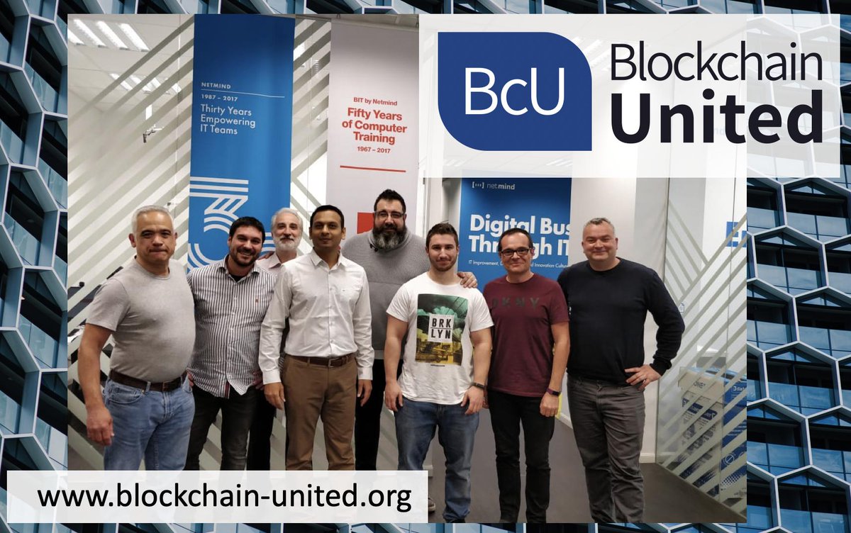 BlockchainUntd's tweet photo. Congratulations to the 1st @BlockchainUntd #Certified #Ethereum #Blockchain #Professional course offered by Trainer @girishnuli in #Madrid. Thank you as well to @Alastria_ who joined our launch event last week: https://t.co/xXdCcUXotw. #ReachYourPotential with @BrightestOrg https://t.co/yxj2ffztJe