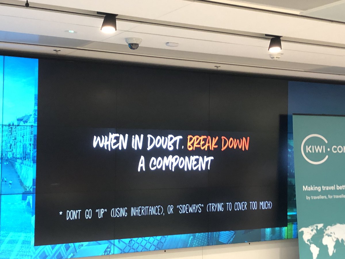 designsystemycz's tweet image. ”Try to find a common part and then reuse it.” @areaweb #TechWeekCE