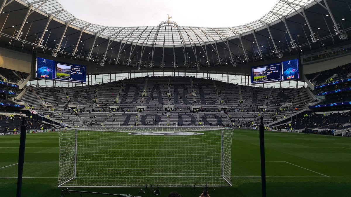 1-0 to the spurs! COYS!
#coys #TottenhamHotspurStadium #thfc