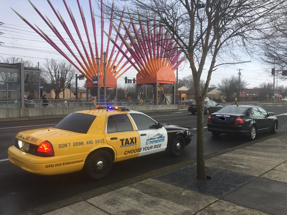 GreshamPolice's tweet photo. We are continuing our extra DUI patrols this month. Choose your ride. Please don't drink and drive! https://t.co/jedbAkiTcv