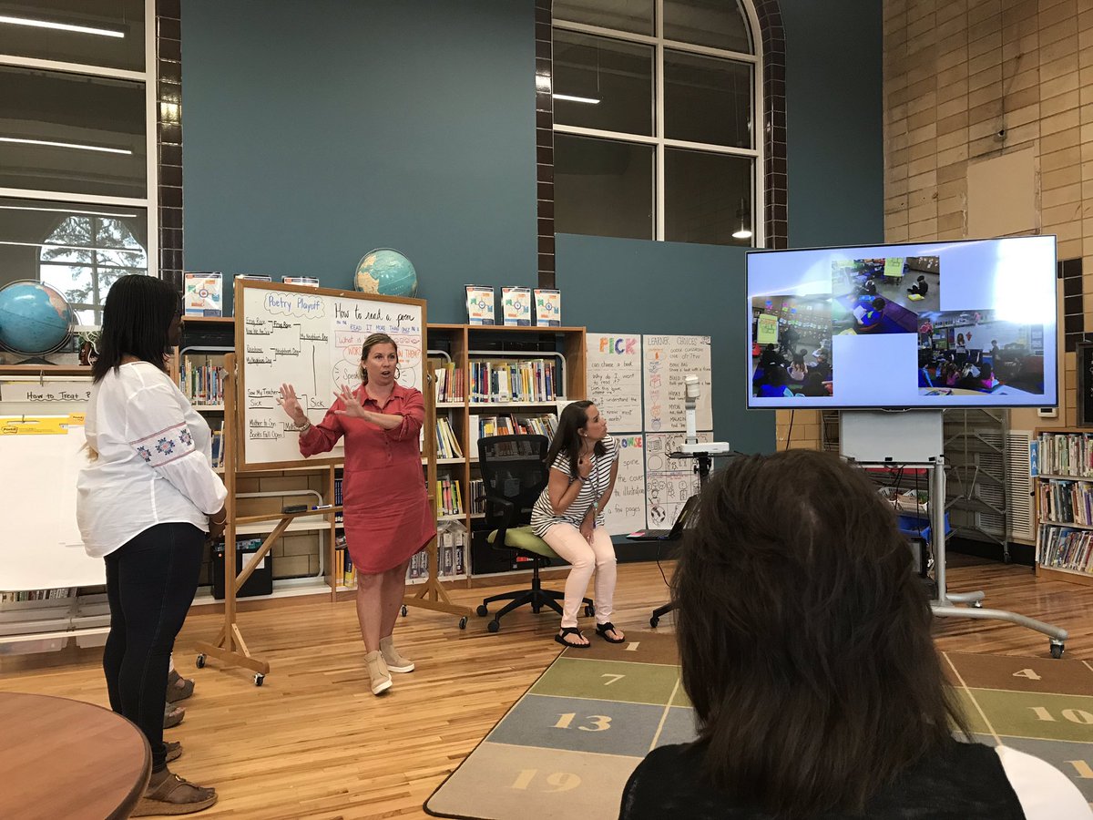 JenniBPeters's tweet photo. Cahaba teachers presented what they learned about rigor, grappling, classroom management, active engagement and best practices in math and reading! #ccc #cahabalearns @sbrosetta @cahabatyner #trussvillelearns https://t.co/UA4BAUYApM