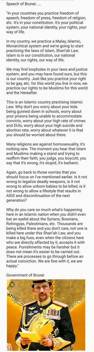 qais_abbasi's tweet photo. Sultan Of Brunei.
Open it to read. It's not just picture. https://t.co/ImacEBJhxo