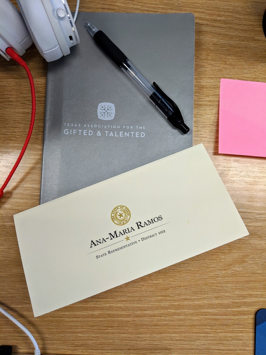 TXGifted's tweet photo. Thank you @Ramos4Texas for the kind letter and for continuing to fight for G/T students in Texas! #TAGT #txlege #WhyGT https://t.co/fzTwo7WNJd