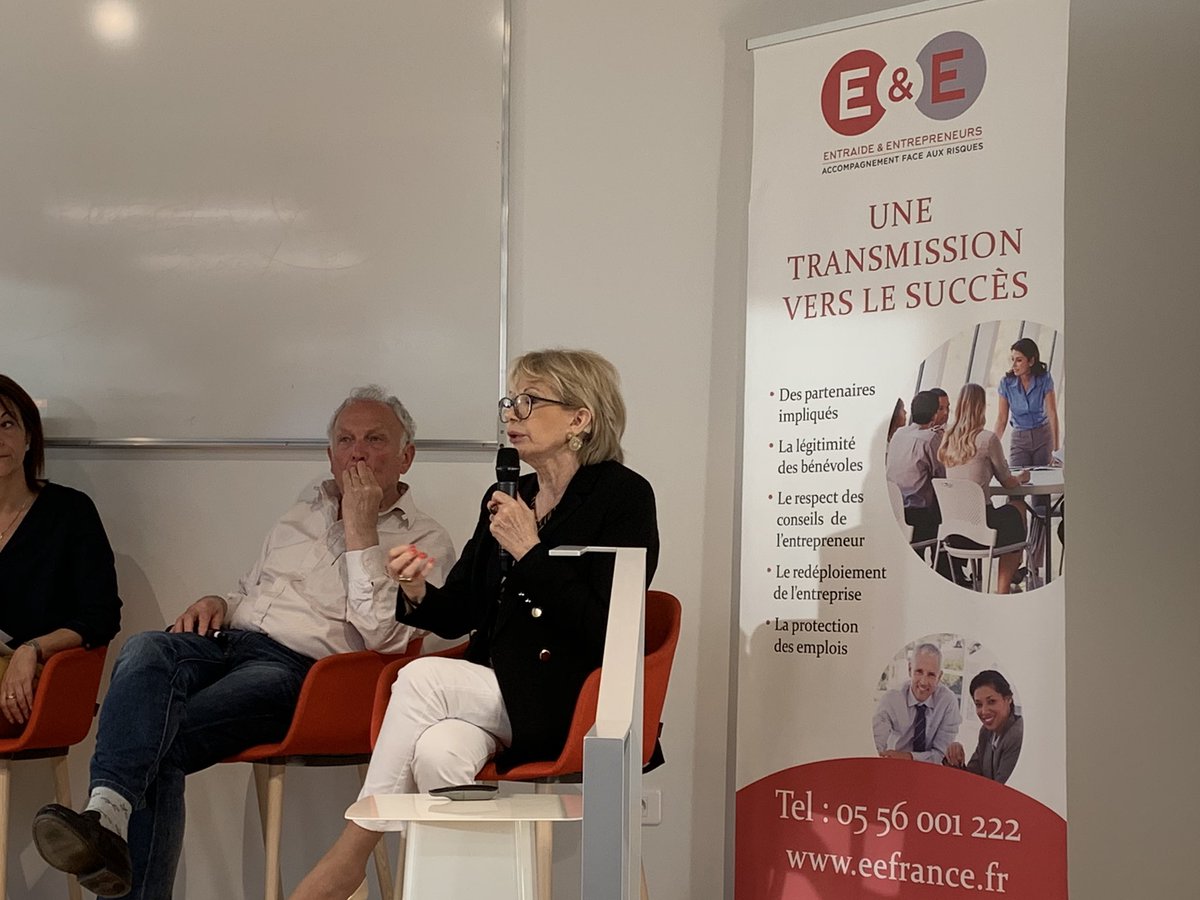 eefrance's tweet photo. Il faut dédramatiser les intervenants sur les dossiers - expliquer le rôle des administrateurs, mandataires, et autres acteurs des procédures aux entrepreneurs en difficulté qui appréhendent leurs interventions @ClaudinePERY #EetEAG https://t.co/9yKYNFwADx