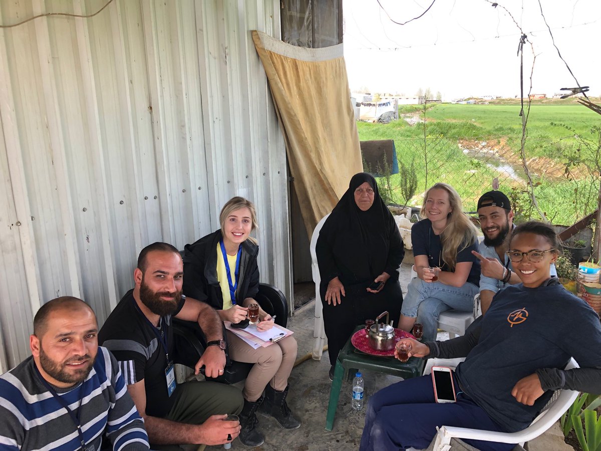 A busy day with ⁦<a href="/MedGlobalOrg/">MedGlobal</a>⁩ in the camps in Beqaa Valley, Lebanon. Sad to see an 8mo with measles + pneumonia, whose siblings were unvaccinated therefore most likely to get measles too. Everyone shocked that I have seen measles in London! Tea + hospitality like no other