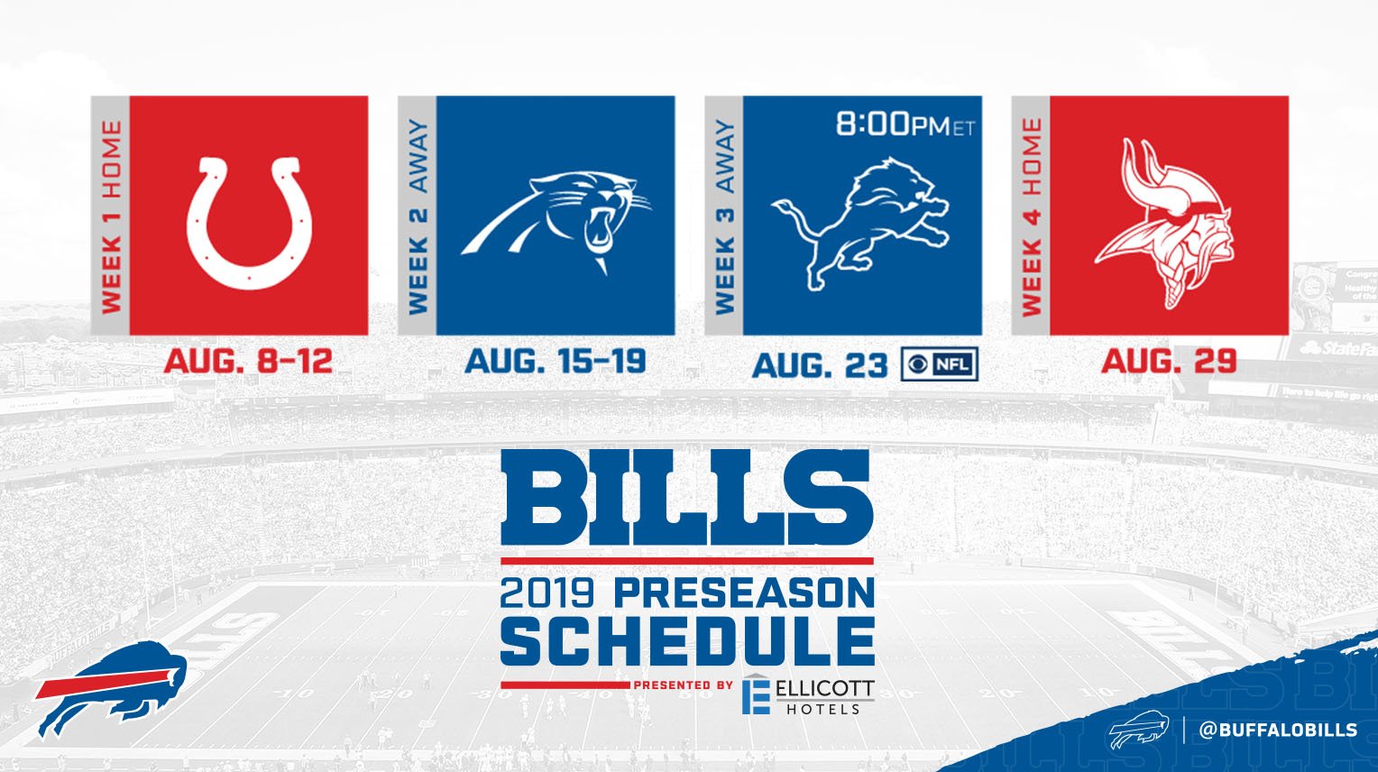 Bills Preseason Schedule 2022 Buffalo Bills On Twitter: "The 2019 Buffalo Bills Preseason Schedule Has  Arrived! 🙌 #Gobills Details: Https://T.co/Mttakygfd3  Https://T.co/Ht6Gacfto5" / Twitter