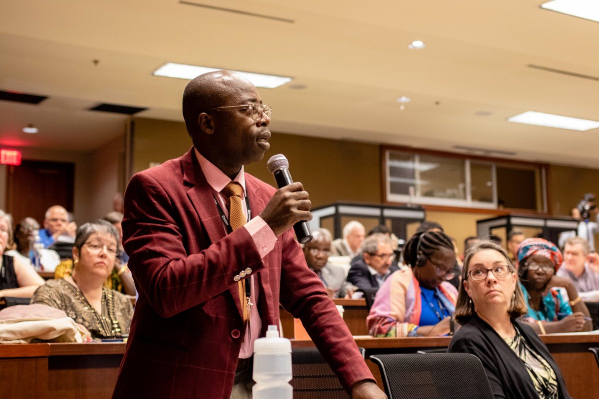 umcmission's tweet photo. More moments of connection and celebration at the #umcbicentennial.
A time for questions and discussion followed Tuesday morning's plenary address.
#MethodistMission200 #UMCMission
Photo: Jennifer Silver, Global Ministries https://t.co/Kwasu4sHOc