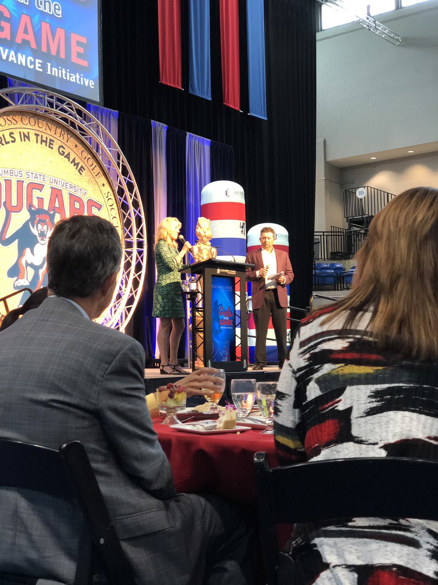 CSUCougars's tweet photo. Thank you to everyone who helped put together another incredible ‘Girls in the Game’.

Congratulations to all of our nominees and to @madbrownnnn for winning the inaugural scholarship! #GoCSU 🐾 https://t.co/xwRd8FMkiC