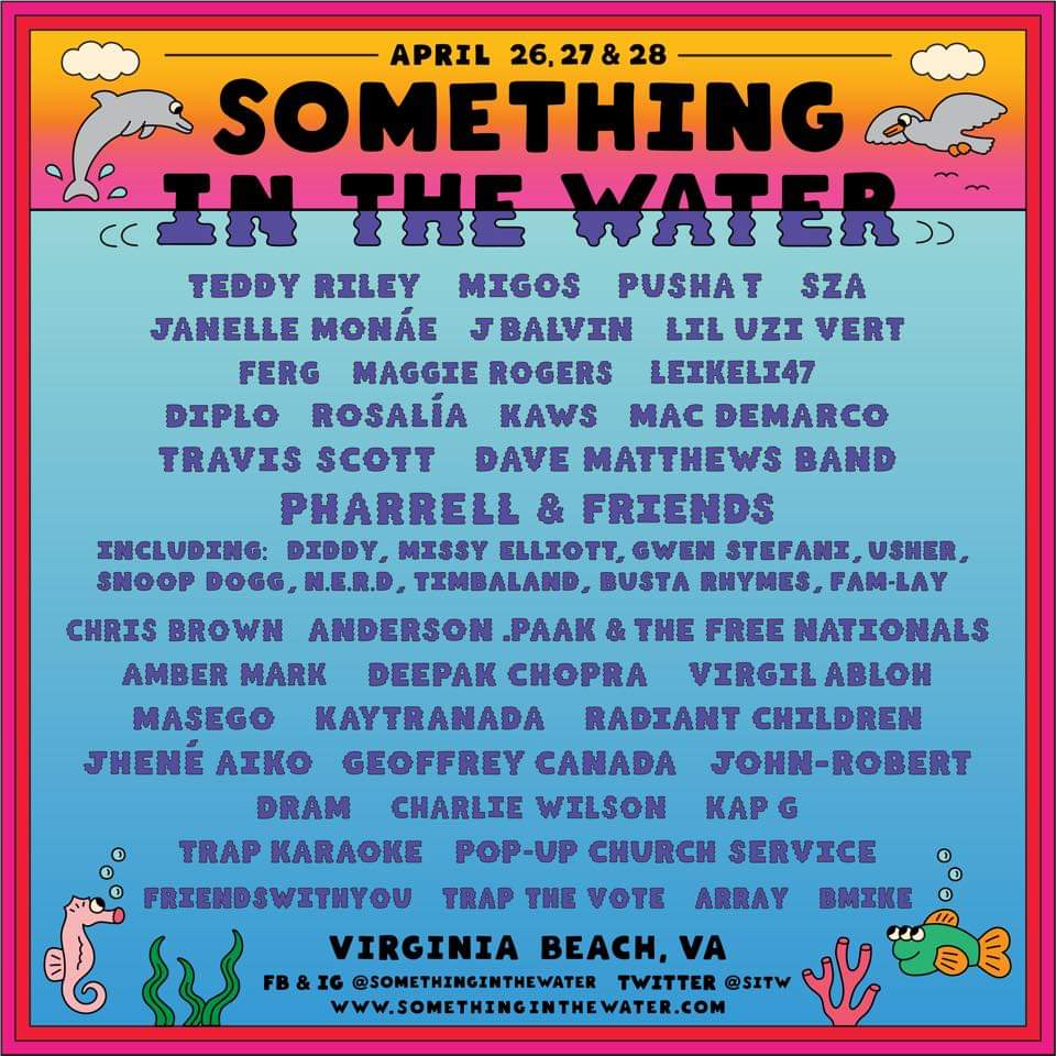 WRVS899's tweet photo. Now that you got what you want, do you want more? #SITWfest adds Busta Rhymes, Fam-Lay, Timbaland and N*E*R*D #757 #252 #wrvs899 https://t.co/4bbzBnufei
