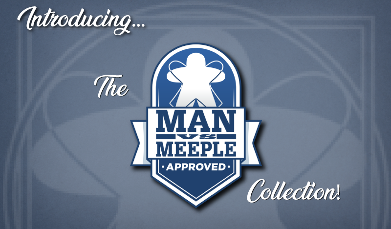 TopShelfGamer's tweet photo. Introducing the @manvsmeeple Collection! We are honored to have a collection of products that carry the #MVMapproved seal of excellence!
Click here https://t.co/dtjx9zbxzp for more details on the endorsement, a showcase of a few products in the new collection, and links! https://t.co/g4vIQijlwM