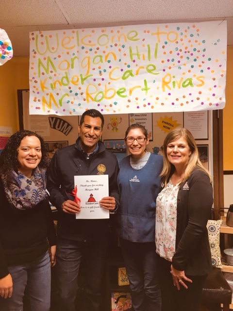 Last Friday we were joined by Asm. @RobertRivas_CA at our Morgan Hill KinderCare Center. Thank you for stopping by and being a continued supporter for accessible high-quality child care in #CA! #ECEMatters #CALeg