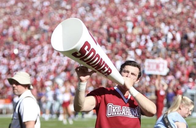 OUcheer's tweet photo. Happy Birthday to 2nd year Co-Ed Cheerleader, Derrick Pruitt! #BoomerSooner #OUSpirit https://t.co/j0XZOZRzAH