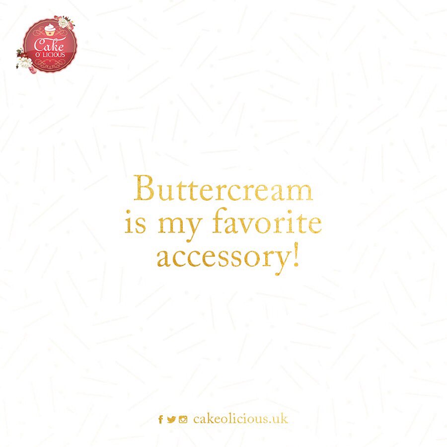 CakeoliciousUK's tweet photo. Buttercream is my favorite accessory! - Share what's your favorite accessory?
#cakeolicious #cakes #saturday #buttercream #sweet #baking #love #bakerslife #baker #life #sprinkles #londoncakes #sweets #desserts #cupcakes #lutonbaker #fondant #cake #bedfordshire #lutoncakes https://t.co/ncreLglXsg