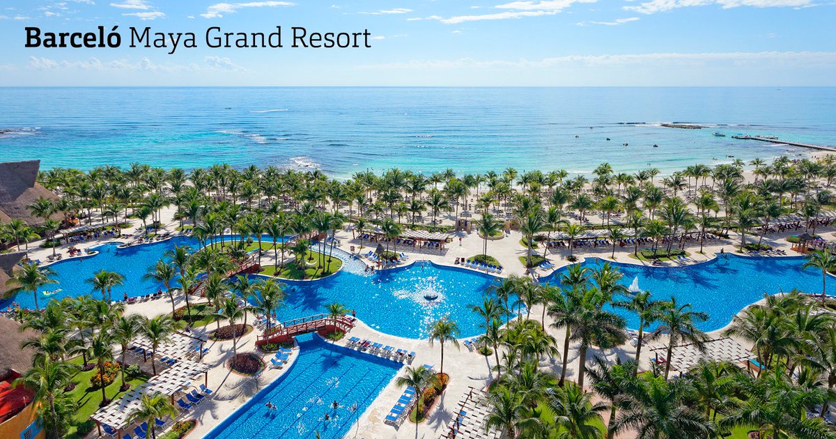 VacationExpress's tweet image. Stay at one resort, play at four! At the all-inclusive Barceló Maya Grand Resort, no matter which resort you visit, you can enjoy the amenities of all four resorts! #BarcelóMoments bit.ly/2uU8Wgt