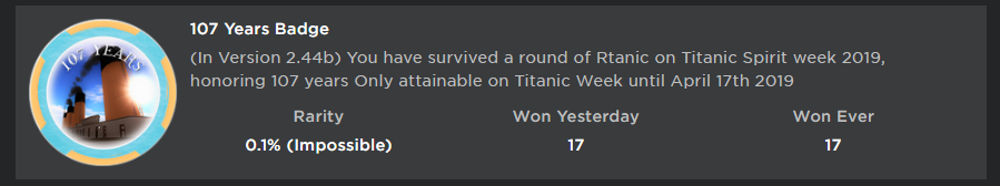 Titanicweek Hashtag On Twitter - roblox titanic games for kids