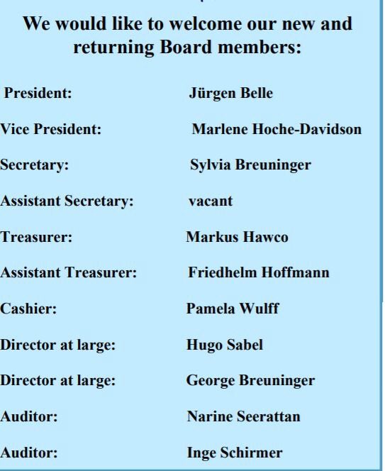 Help us congratulate our new and returning board members! Thank you for all you do to make the club such a great place!