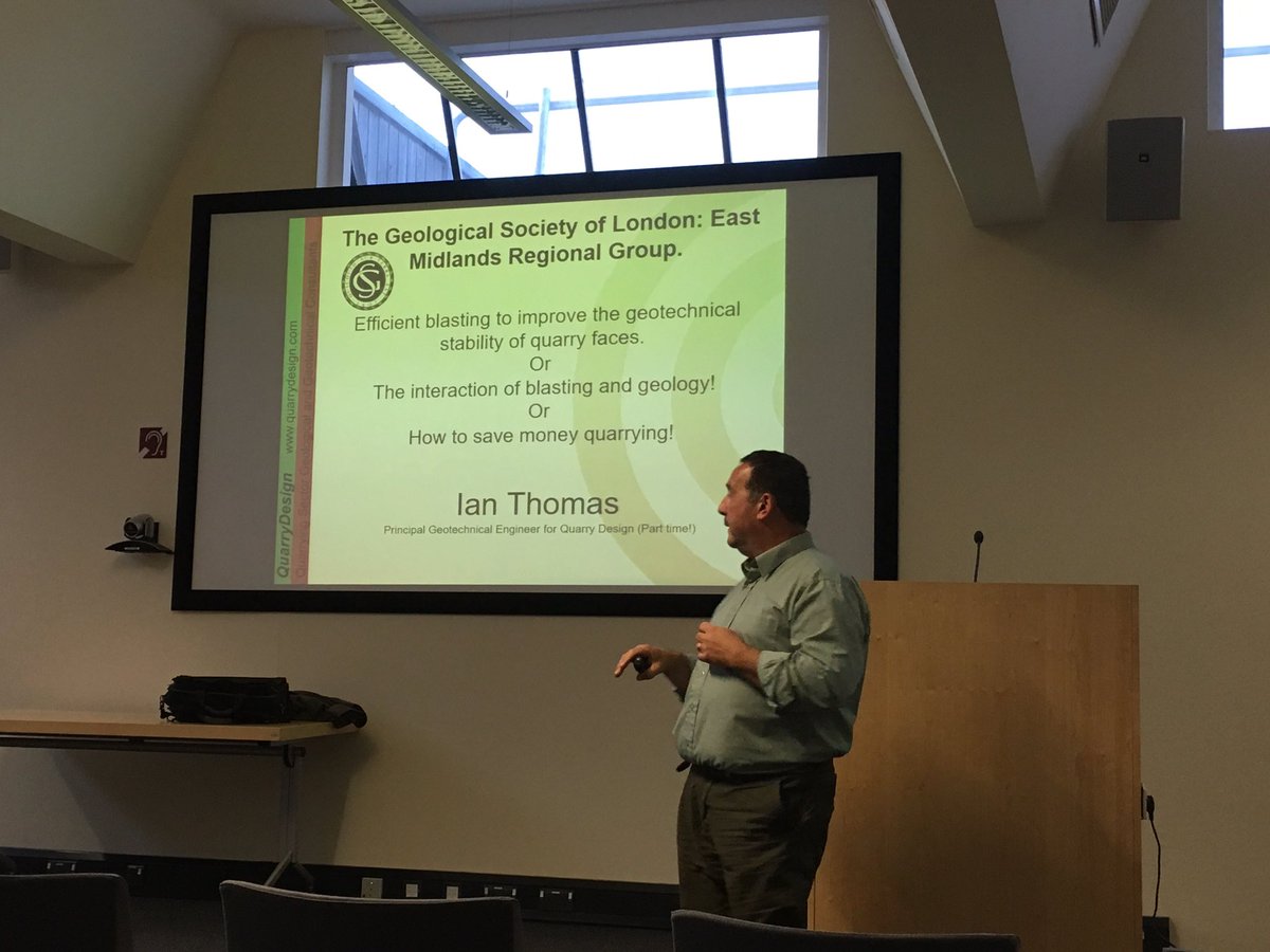 volcano_katy's tweet image. My first experience of the East Midlands Regional Group of @geolsoc at the @BritGeoSurvey - blasting quarrying into the forefront of my mind! #EMRG