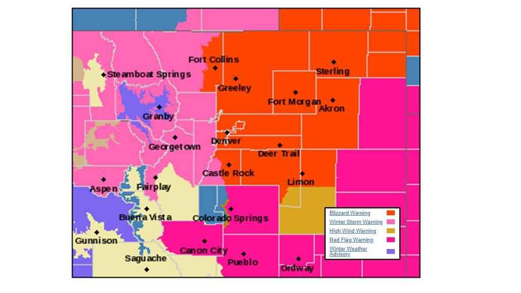 NorthernNewsNet's tweet image. BREAKING: The National Weather Service in Boulder has issued a BLIZZARD WARNING from noon Wednesday thru noon Thursday in Northern Colorado. Watch @NorthernNewsNet for road closures and traffic conditions.