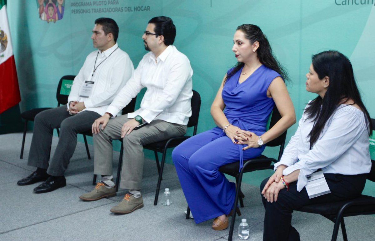 Tu_IMSS's tweet image. Organizaciones enfocadas al trabajo en el hogar colaboran en la tercera Mesa Técnica que se realiza en #QuintanRoo para el mejoramiento del #ProgramaPiloto.

#ConSeguroTrabajasMejor ➡ bit.ly/2OAefKM