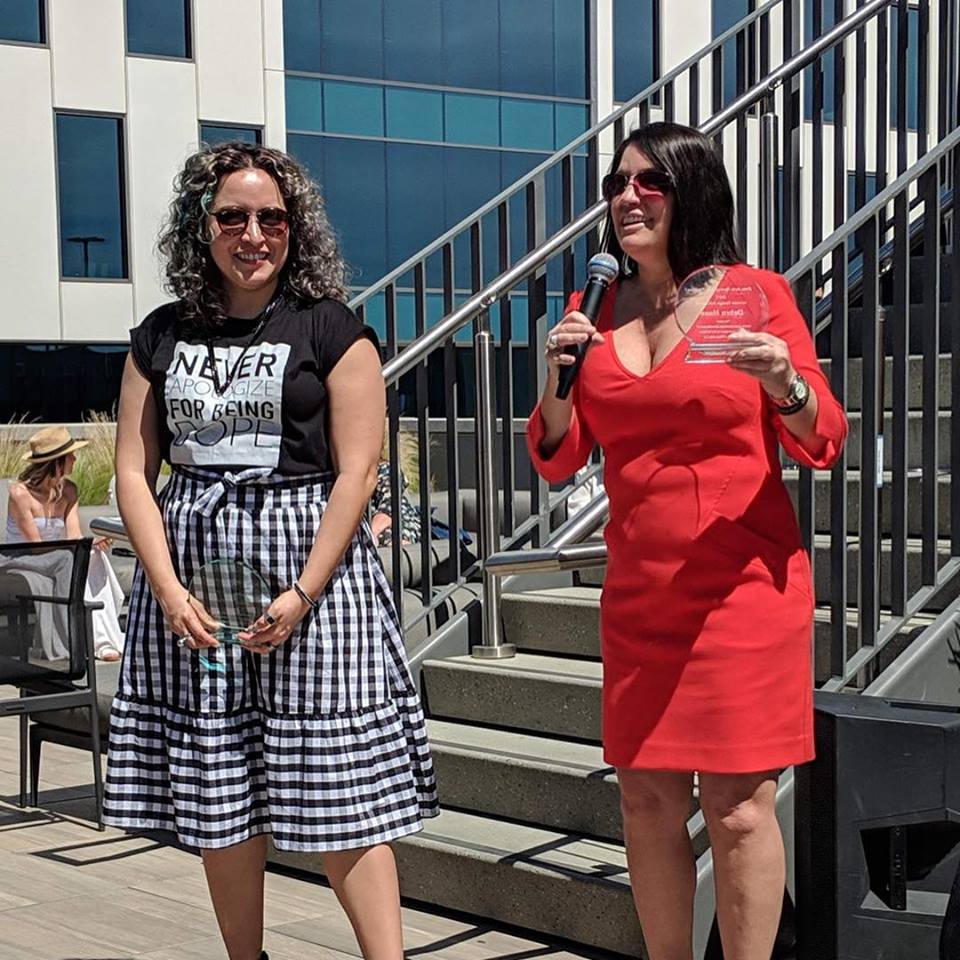 wirtdesigngroup's tweet photo. #OMG Karina got an award! 
#Congrats Karina on being named #interiordesigninfluencer of #2019 for your work on @artswagger_la 

#soproud #freeartsla #springintofashion #fashionshow #art #mood #interiordesign #commercial #corporate #interiors #design #majoraward #wirtdesigngroup https://t.co/mavOmyffX4