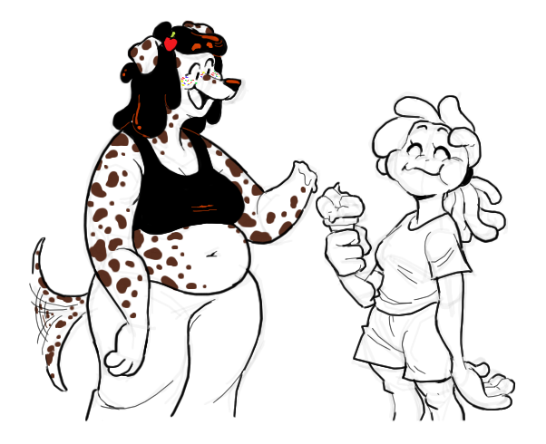 scarfofsilver's tweet photo. so I made an ice cream character, named her Cici, and then almost immediately drew her getting eaten in various ways because SHE'S DELICIOUS https://t.co/uG0bznQtwy