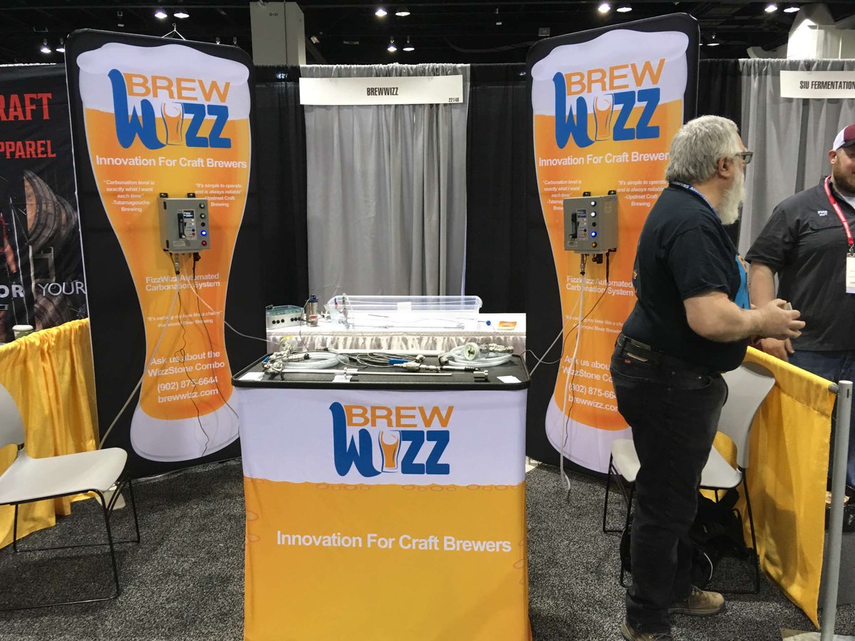 All ready! Drop by and say hi to Cyril!  <a href="/BrewersAssoc/">Brewers Association</a> #CraftBrewersCon #Beer #Carbonation #BubblesinBeer #CBC2019