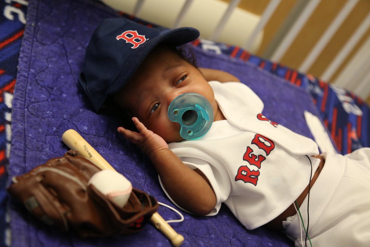BrighamWomens's tweet photo. It's #OpeningDay at Fenway, and our #NICU cheering squad is here for it. https://t.co/nm7oy5RiFC