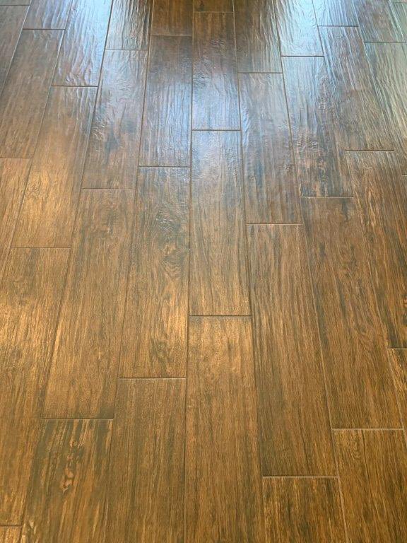 ceramictec's tweet photo. Visited a project to look at a shower renovation in Lutz, Florida. Did their main flooring a few years ago and it still looks beautiful and the customers love it. Tile is a Florida Tile “Berkshire” Olive 6x24 plank wood look #tile #floridatile #olive #planktile #lutz #ceramictec https://t.co/QMTS48MQuW