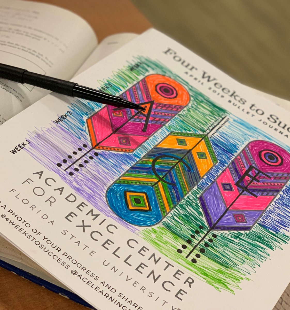 FSU_ACE's tweet image. We&apos;re passing out bullet journals to students who stop by ACE to guide you through the last 4 weeks of the semester! In it you&apos;ll find space to plan the rest of the semester, helpful study tips, &amp;amp; motivational activities! #4weekstosuccess so we can keep up with your progress!