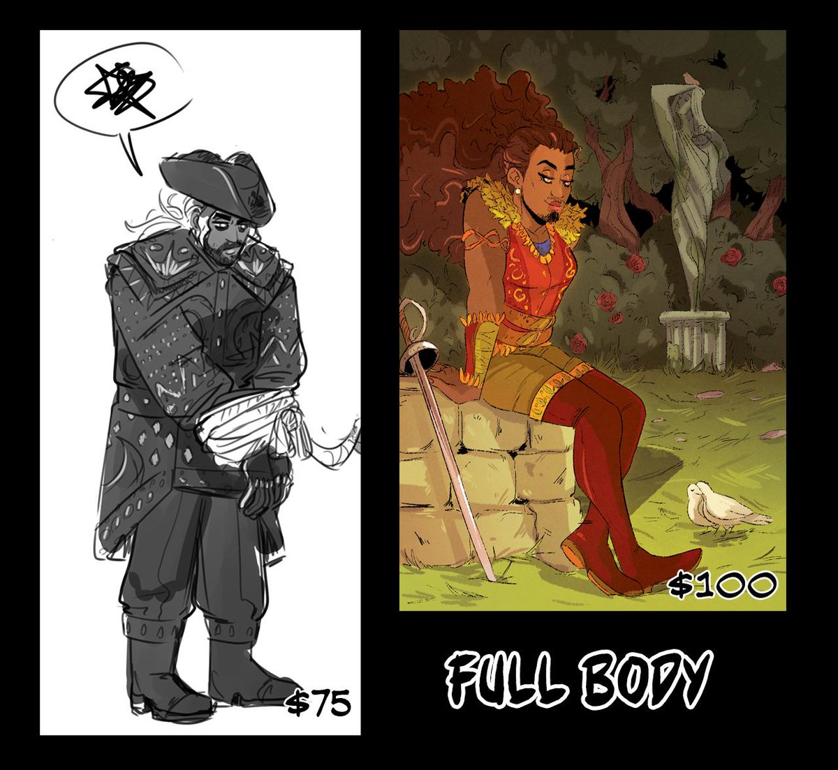 I'm opening commissions! Shoot me a message if you're interested or have any questions!
