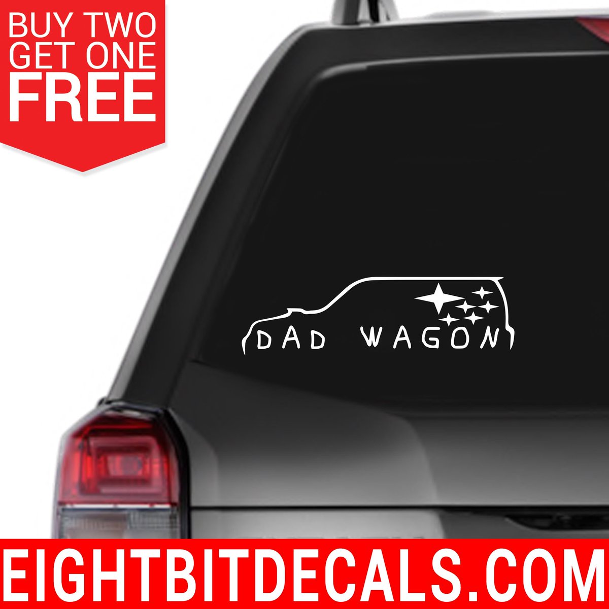 eightbitdecals's tweet image. #dadwagon Subaru decal! #eightbitdecals #shopify #subaru
