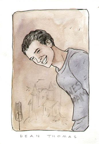 HP_Lexicon's tweet image. &quot;Dean Thomas, who, like Harry, had grown up with Muggles, ended up closing his eyes and jabbing his wand at the list, then picking the subjects it landed on&quot;
-- JKR (CS14)

#Hogwarts #ClassSelection #DeanThomas

(Art by Marta T.)

hp-lexicon.org/character/dean…