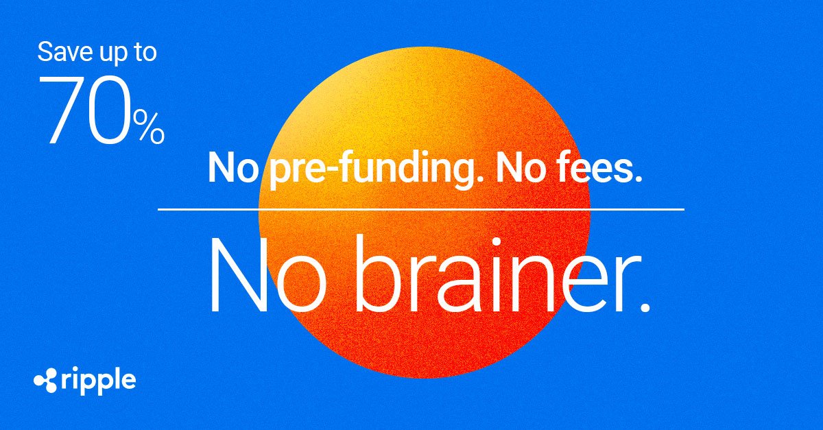 Ripple's tweet image. Find out how RippleNet can help you deliver instant, reliable and cost-effective global payments—no trade-offs. bit.ly/on-demand-liqu…