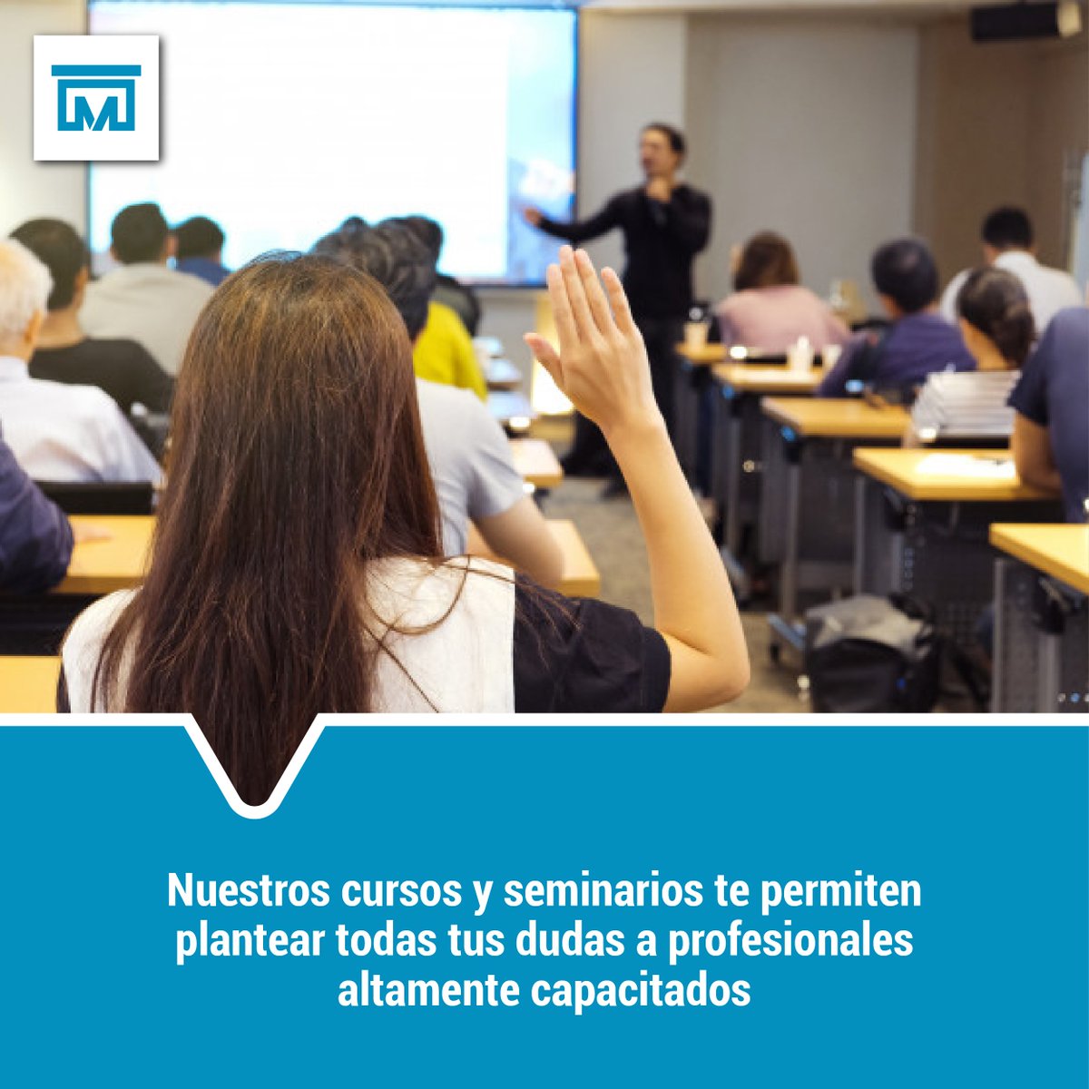 FundacionMetrop's tweet photo. Plantea tus dudas a profesionales experimentados en nuestros cursos y seminarios certificados.
Pregunta por nuestras capacitaciones disponibles.

#cursos #seminarios #talleres #educacion #educacioncontinua https://t.co/Cj6h3xGhgw