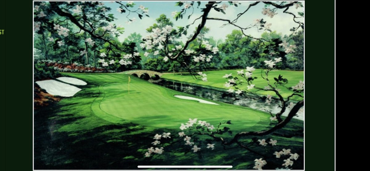 Happy Masters week everyone!