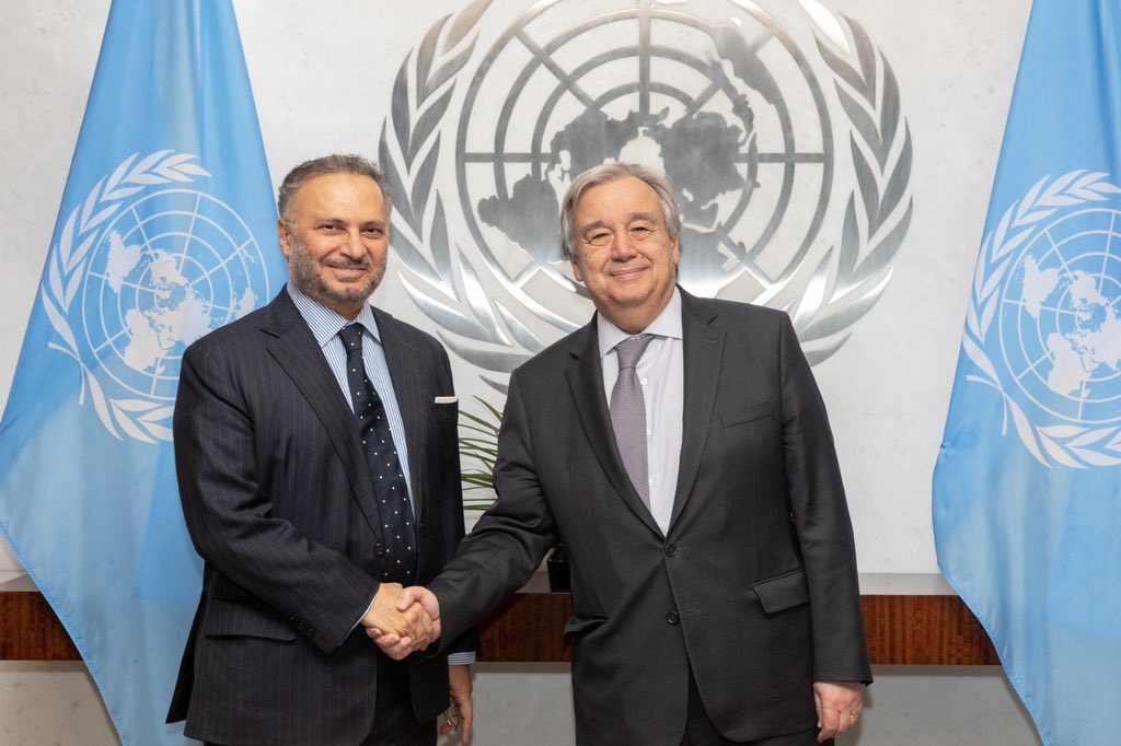 Productive discussion today with <a href="/antonioguterres/">António Guterres</a> on the Middle East agenda &amp; learned more about his recent visit to the MENA region. We are committed to UN-led political processes in the region and look forward to further engaging with the UN.