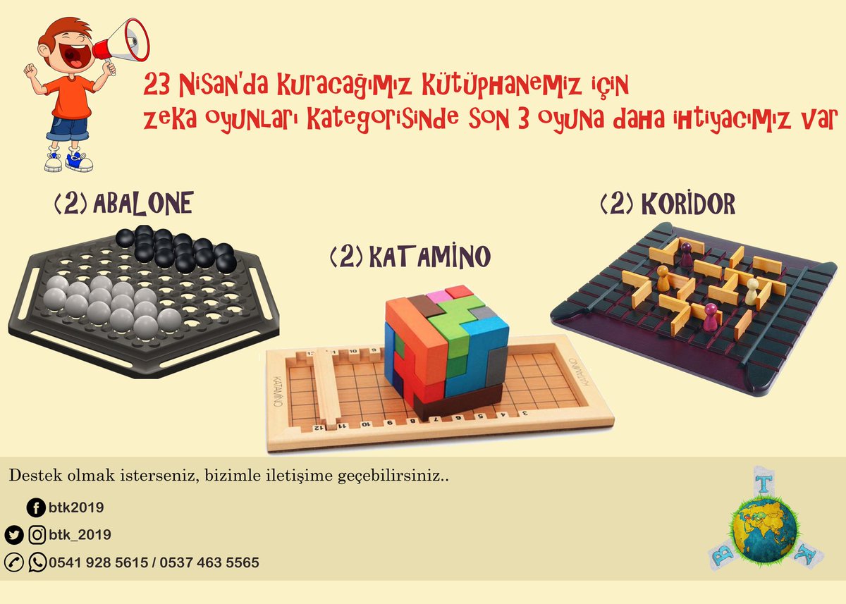 Son 3 çeşit oyunumuz kaldıı 🥳
Desteklerinizi bekliyoruz ☺️🎈
#kütüphane #oyun #çocuk #manisa