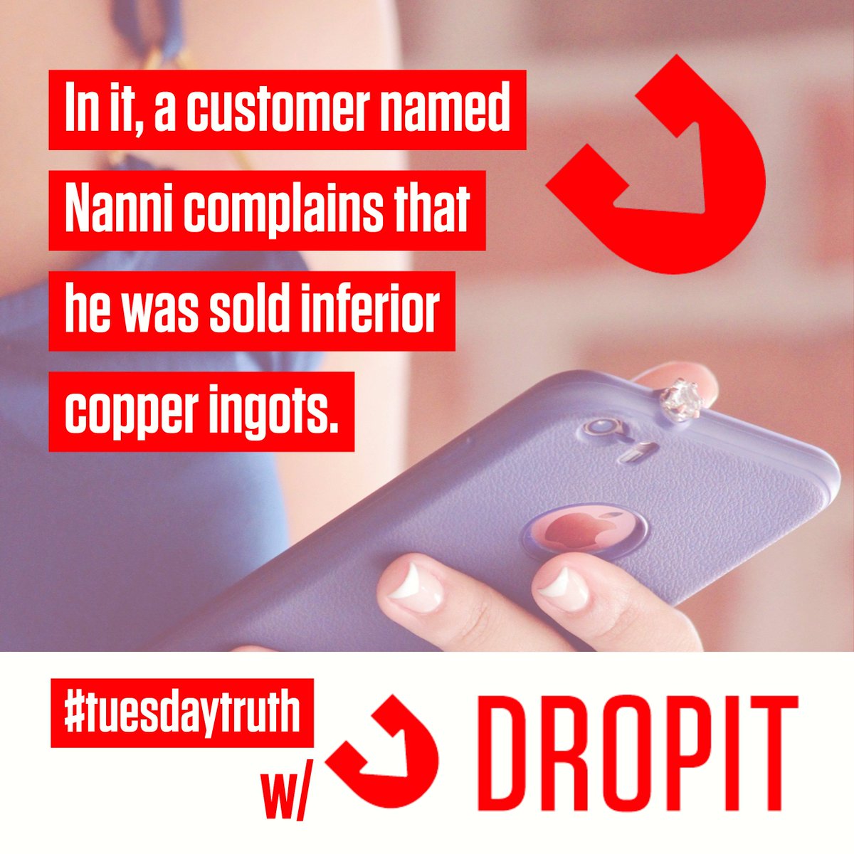 DropitAppUSA's tweet photo. 📣Just a funny retail fact we found hiding in the internet. Hope you all enjoy it! 🃏
...
😵Don't be like Nanni, download and play DROPIT today.
You want it with the price dropped, we got it! 
...
#tuesdaytips #tuesdaytruth #shopping #customer #service #dropit #drop #auction https://t.co/0iBv6ZdlJe