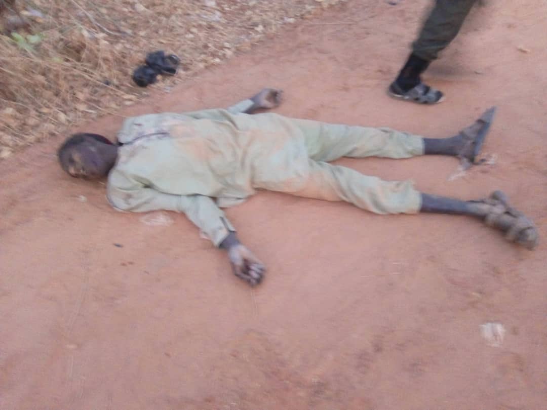 Breaking - Pictures: Troops on alert repel attempted Boko Haram Damaturu invasion, gun down terrorists 2 D3vEEXCWsAIiLbg