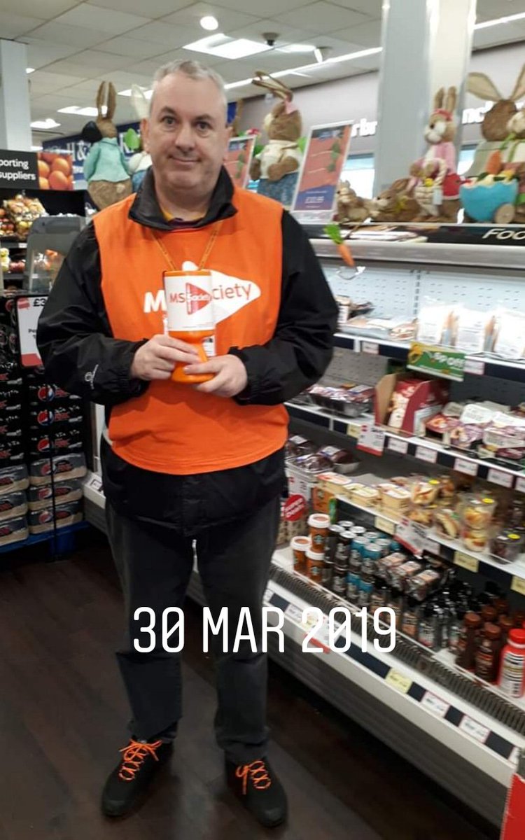 Multiple Sclerosis Community . Thank you very much to the staff and customers of Eurospar Brackenvale. Saintfield Road. Belfast for  £309.36 from collection at the store on Saturday 30th March 2019 .