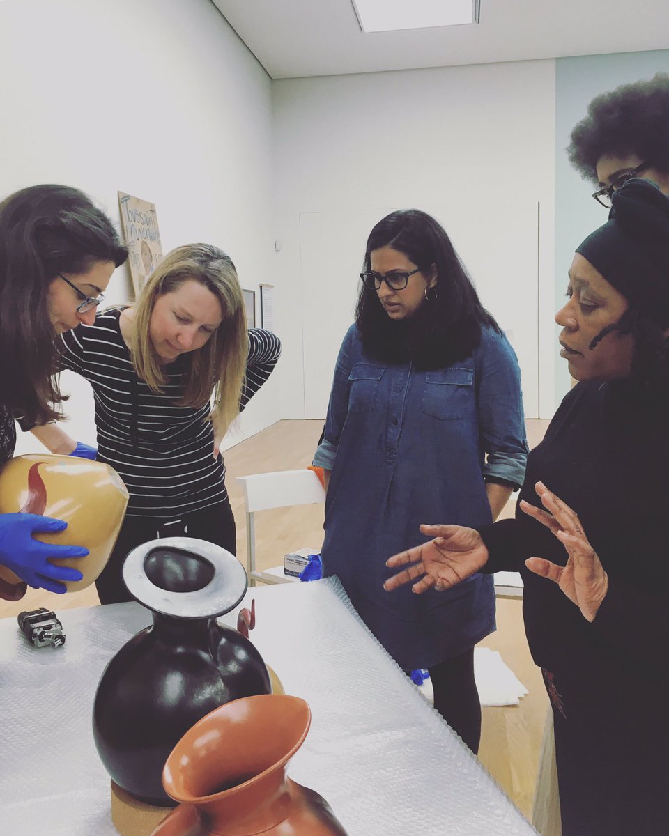 Such a wonderful time this afternoon taking part in today’s workshop with <a href="/AHRC_BAM/">BlckArtists&Modernsm</a> at <a href="/mimauseful/">Middlesbrough Institute of Modern Art</a>, looking at how we read artworks, led by the incredible Sonia Boyce.