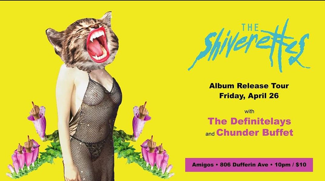 Chunderbuffet (@chunderbuffet) on Twitter photo Just counting down the days till this show! <a href="/TheShiverettes/">The Shiverettes</a> 😍 are not to be missed. Unless you like missing out. That's up to you. Later loves. Just counting down the days till this show! <a href="/TheShiverettes/">The Shiverettes</a> 😍 are not to be missed. Unless you like missing out. That's up to you. Later loves.